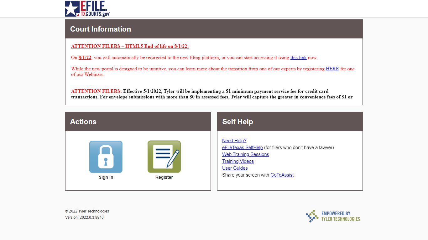 eFiling for Texas - txcourts.gov